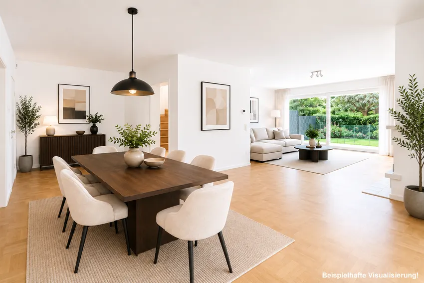 Wohnzimmer Erdgeschoss KI