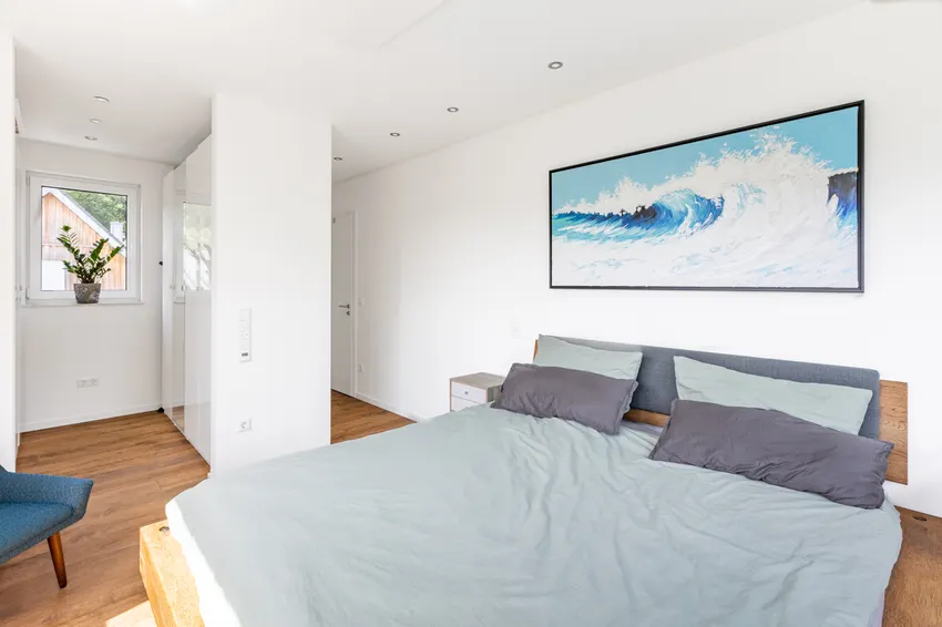 Schlafzimmer mit Ankleide