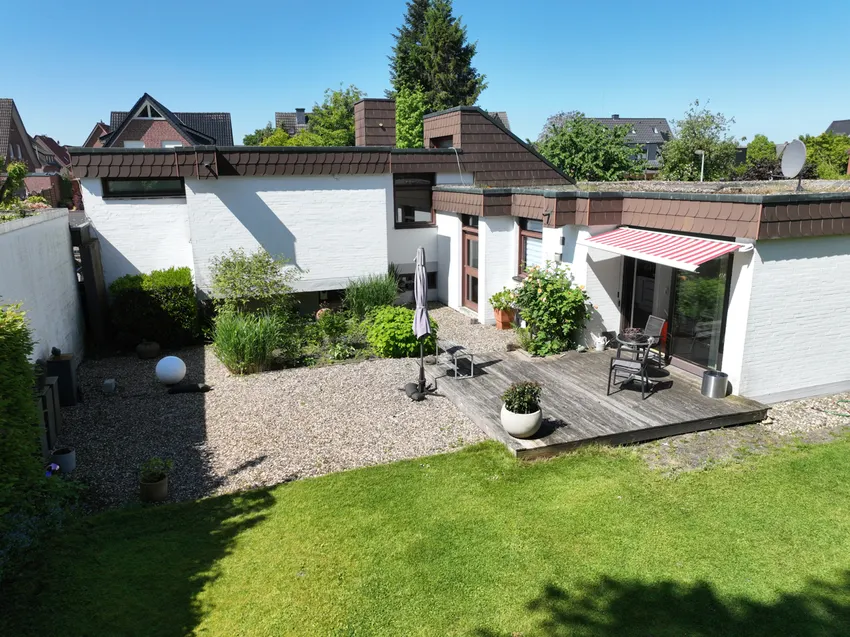 Garten Vogelperspektive