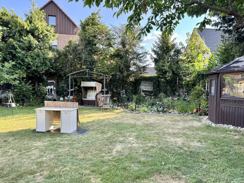 Idyllische Gartenanlage