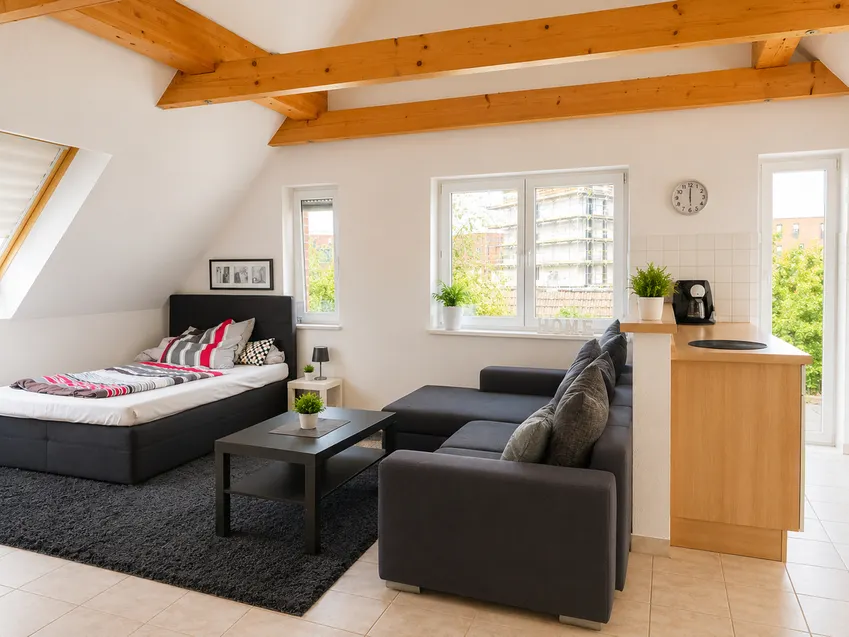 Wohn/Schlafzimmer 