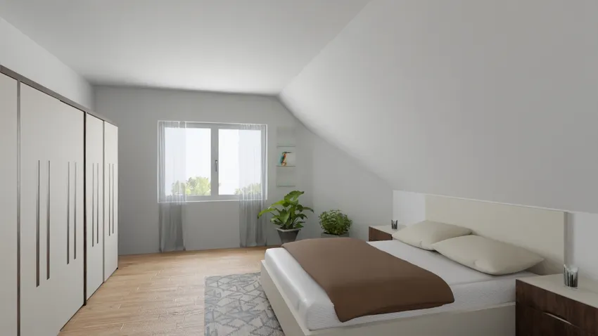 Schlafzimmer - KI Visualisierung 