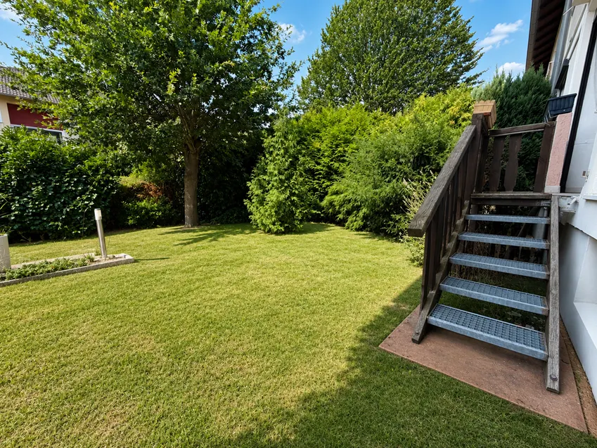 Garten Rückseite