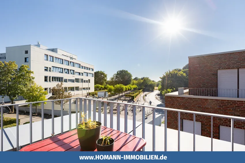 Blick von der Dachterrasse