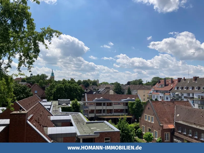 Blick vom Wohnzimmer