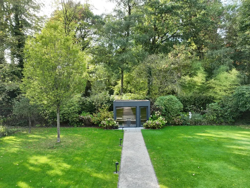 Blick Richtung Sauna