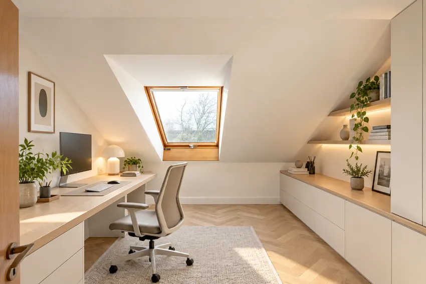 Visualisiertes Arbeitszimmer