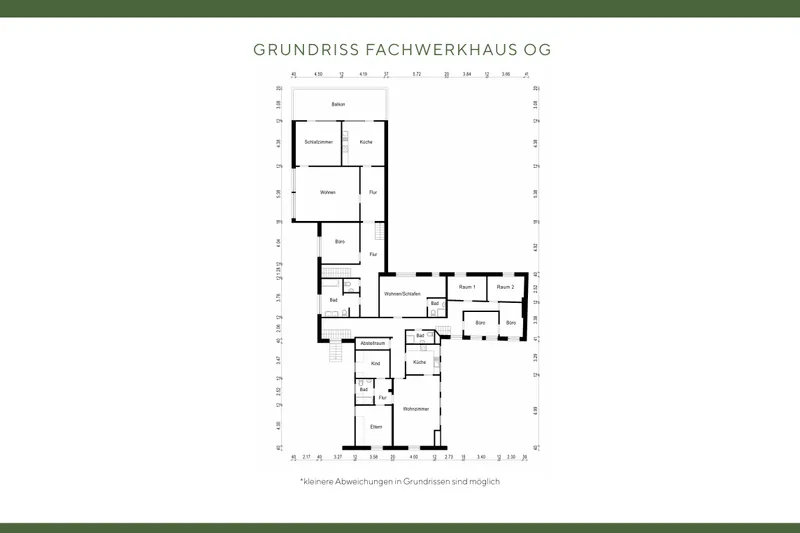 Grundriss Fachwerkhaus OG