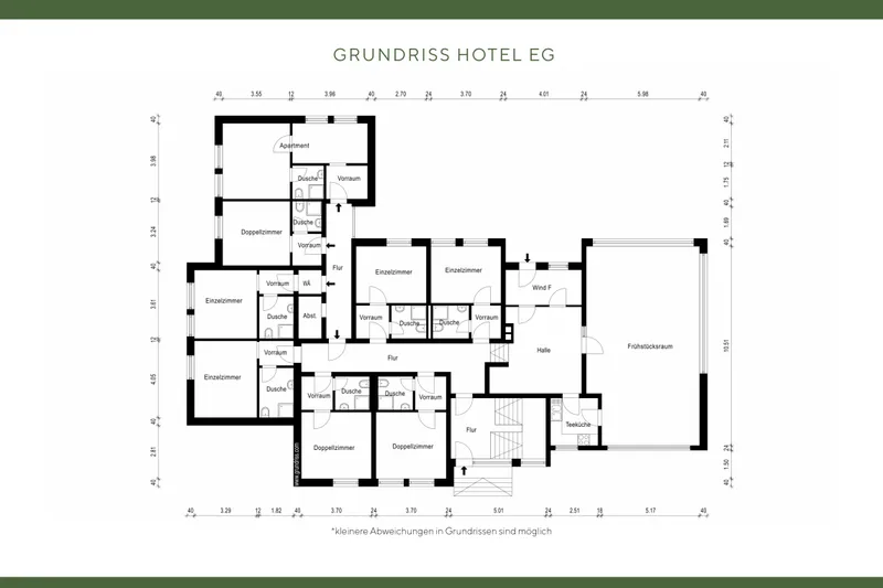 Grundriss Hotel EG