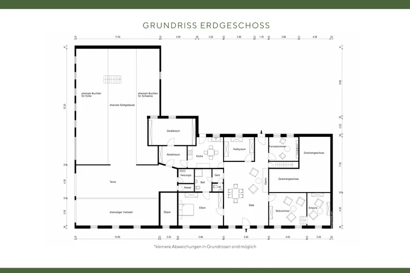 Grundriss Erdgeschoss