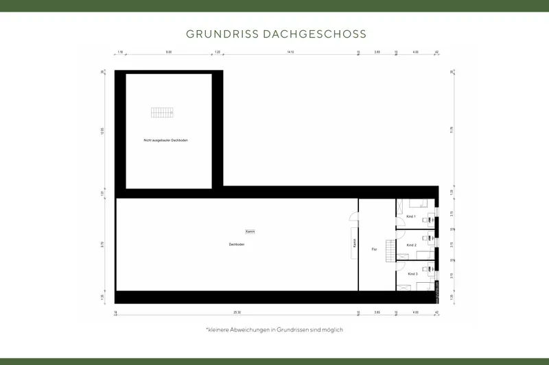 Grundriss Dachgeschoss