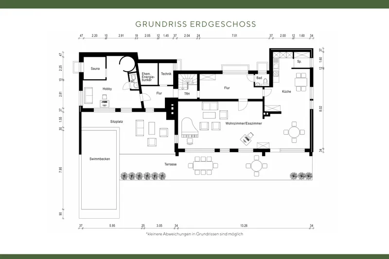 Grundriss Erdgeschoss