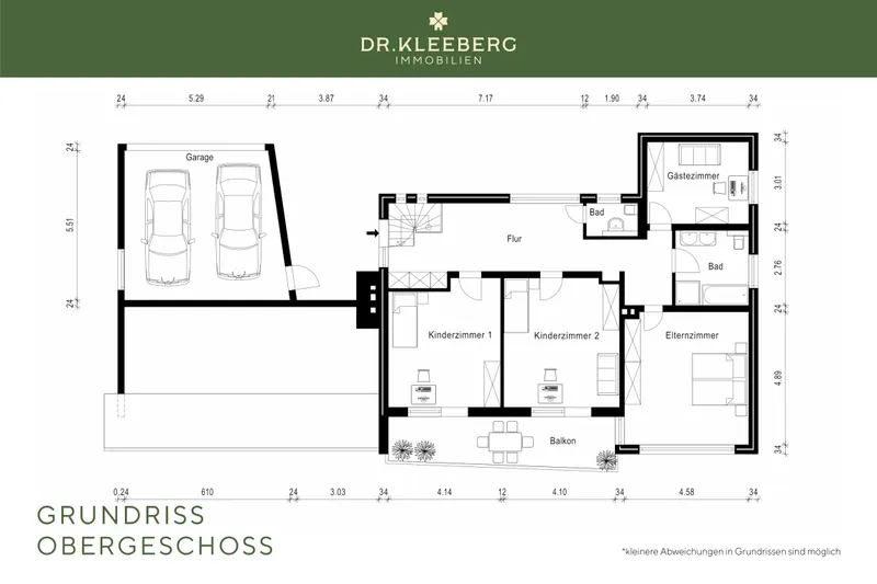 Grundriss Obergeschoss