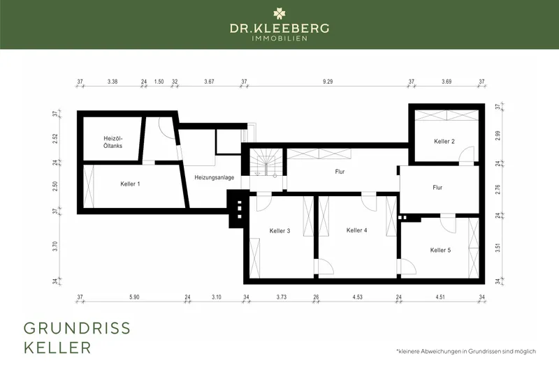 Grundriss Keller