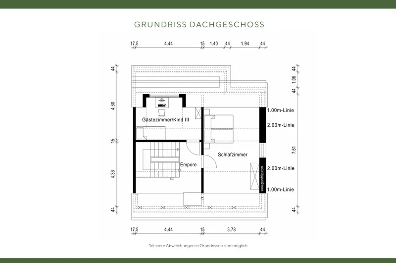 Grundriss Dachgeschoss