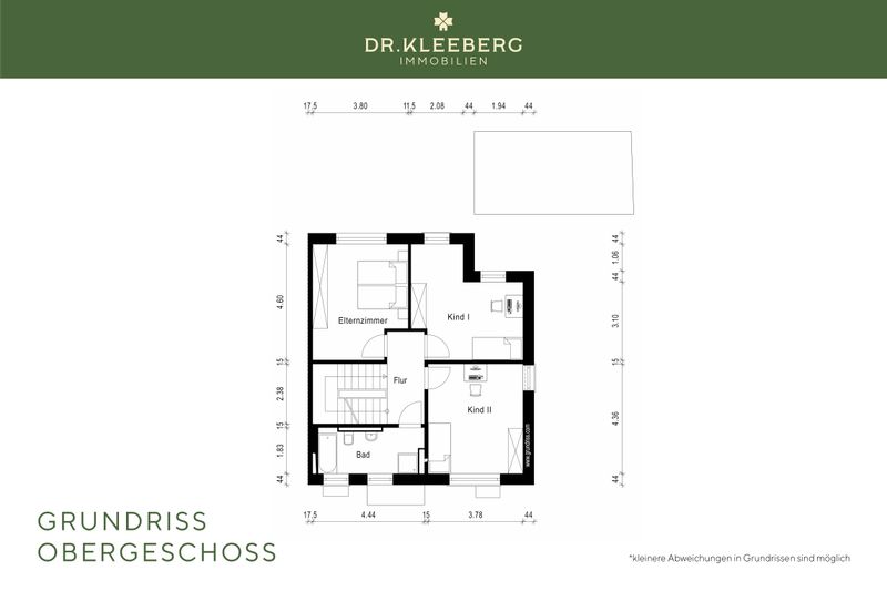 Grundriss Obergeschoss