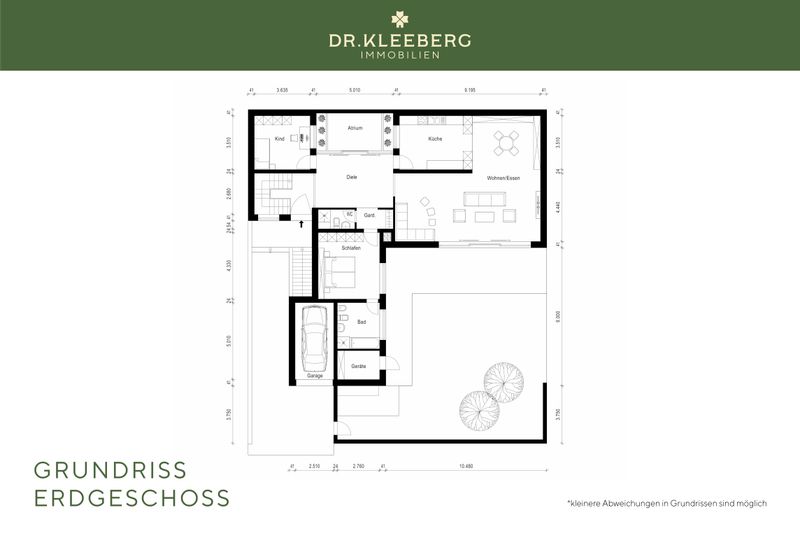 Grundriss Erdgeschoss