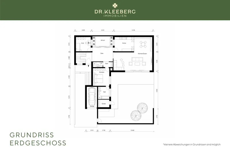 Grundriss Erdgeschoss