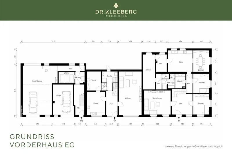 Grundriss Vorderhaus EG