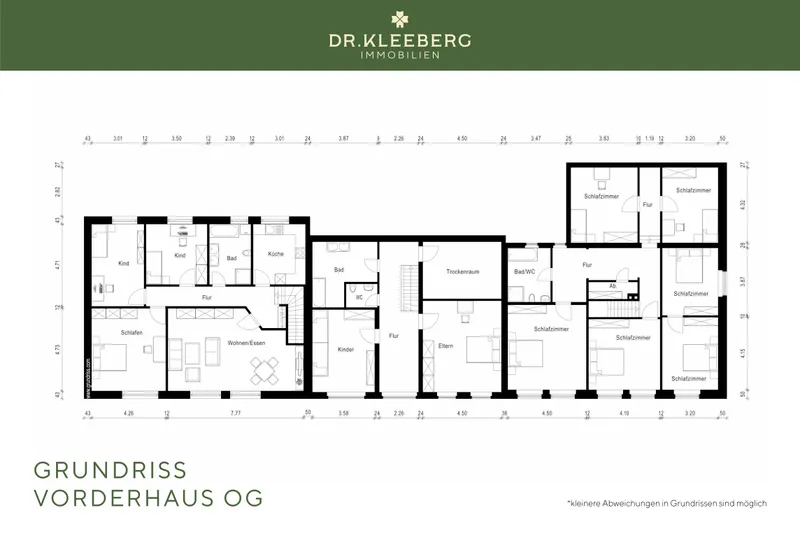 Grundriss Vorderhaus OG