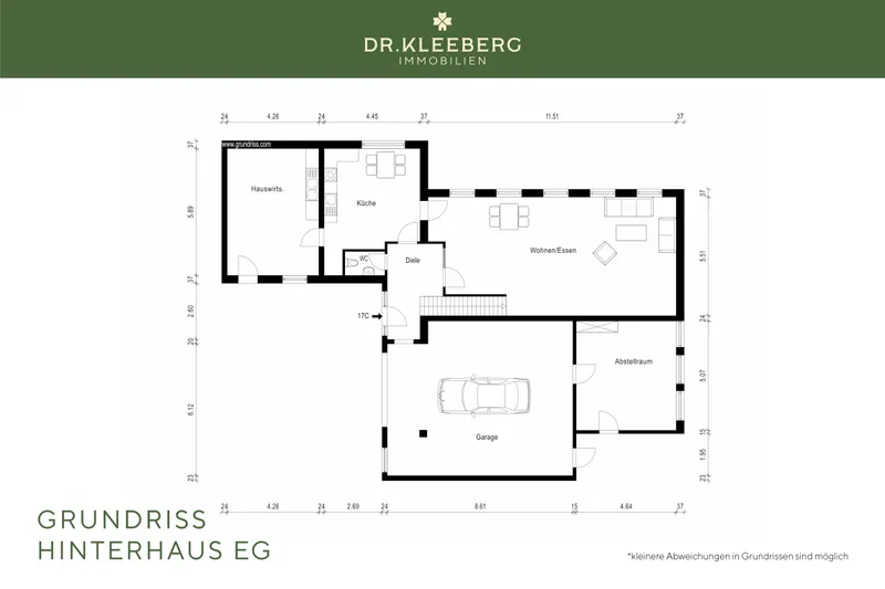 Grundriss Hinterhaus EG