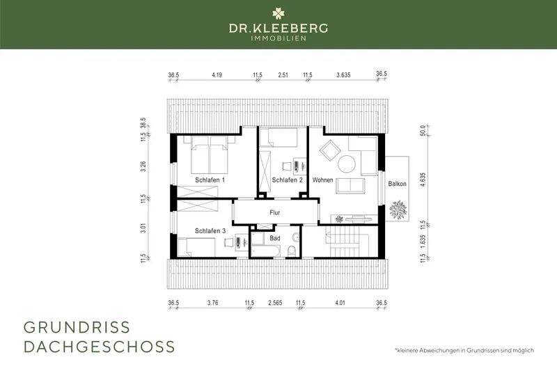 Grundriss Dachgeschoss