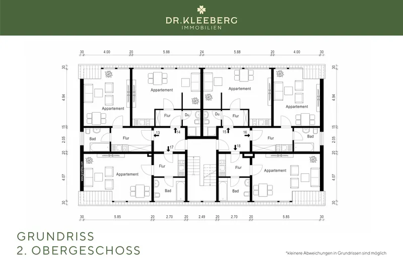 Grundriss 2. Obergeschoss