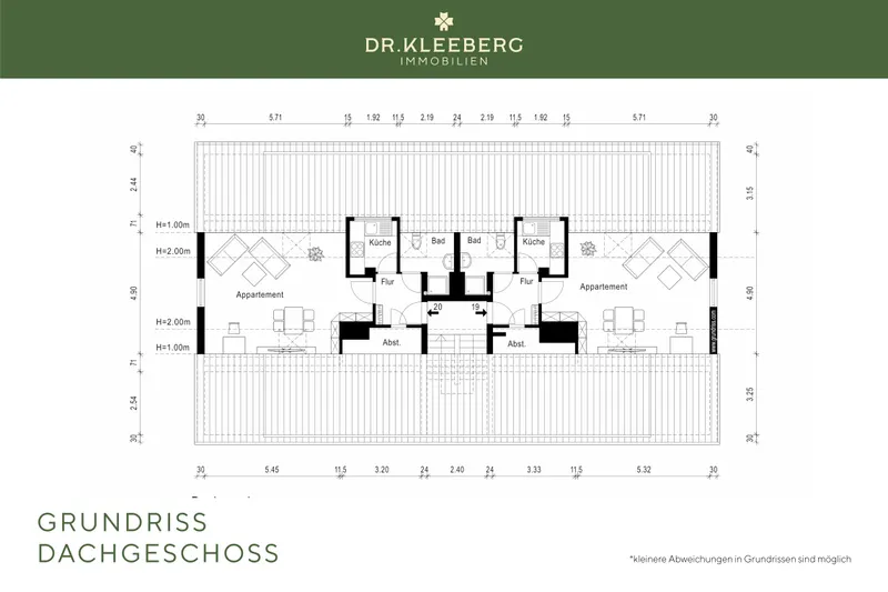 Grundriss Dachgeschoss