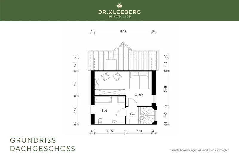 Grundriss Dachgeschoss
