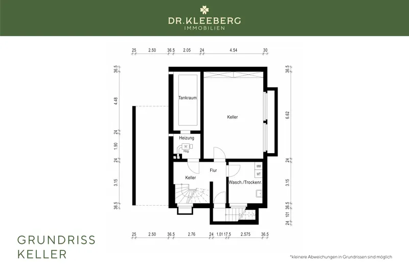Grundriss Keller