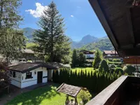 Blick vom Balkon