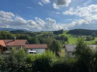 Blick vom Balkon