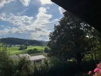 Blick vom Balkon