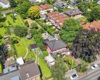 Ansicht Drohne Grundstück Straßenseite