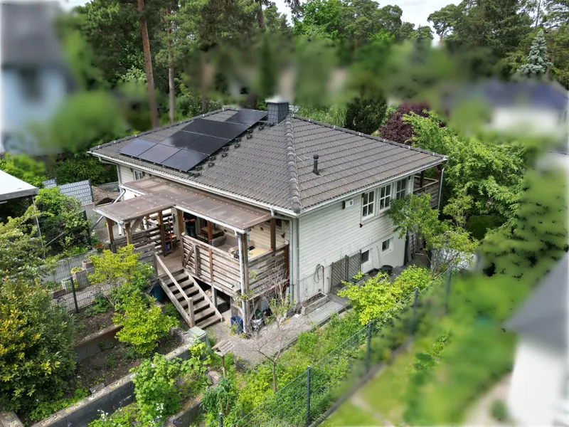Zauberhaftes Fjord Holzhaus in beliebter Rangsdorfer Lage
