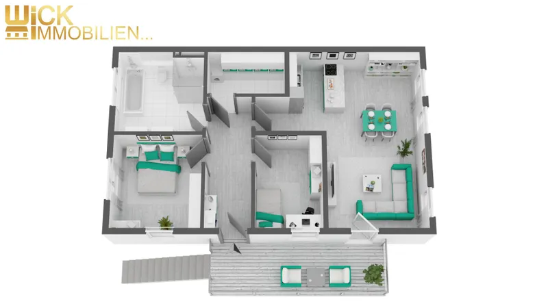 Ihr eigenes Zuhause mit eigenem Eingang in stilvoller Stadtvilla