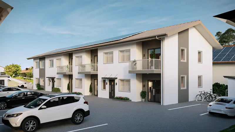 Neubau! 2-Zimmer-Erdgeschosswohnung mit Terrasse &ndash; KfW-Standard & Top-Ausstattung