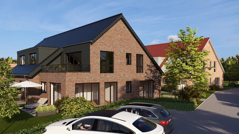 Provisionsfreies Neubauprojekt Kfw 40 QNG Obergeschosswohnung mit Dachterasse