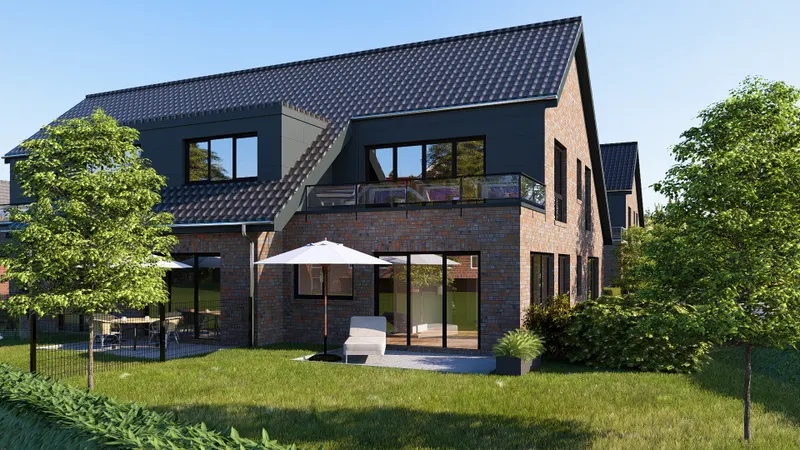 Provisionsfreie KfW-40-QNG Neubauwohnung mit Dachterasse