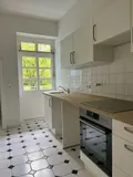 Blick zum Balkon