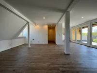 Wohnbereich im unteren Geschoss Ansicht V