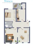 Grundriss möbliert