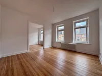 Wohnzimmer Blick ins Esszimmer Ansicht II