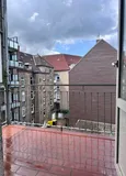 Blick auf den Balkon