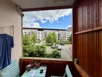 Ausblick Balkon