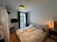 Schlafzimmer mit Balkon