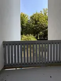 Balkon vom Schlafzimmer aus