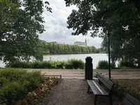 Blick vom Klaus Groth Denkmal auf den Kleinen Kiel