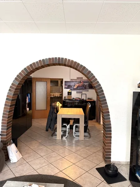 Blick vom Wohnbereich