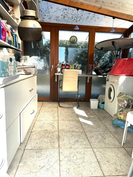 überdachte Terrasse